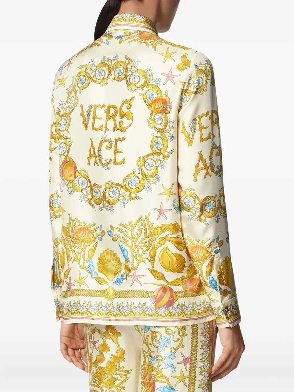 UNDERWATER BAROCCO SILK SHIRT sold by Lord & Taylor product image thumbnail 3