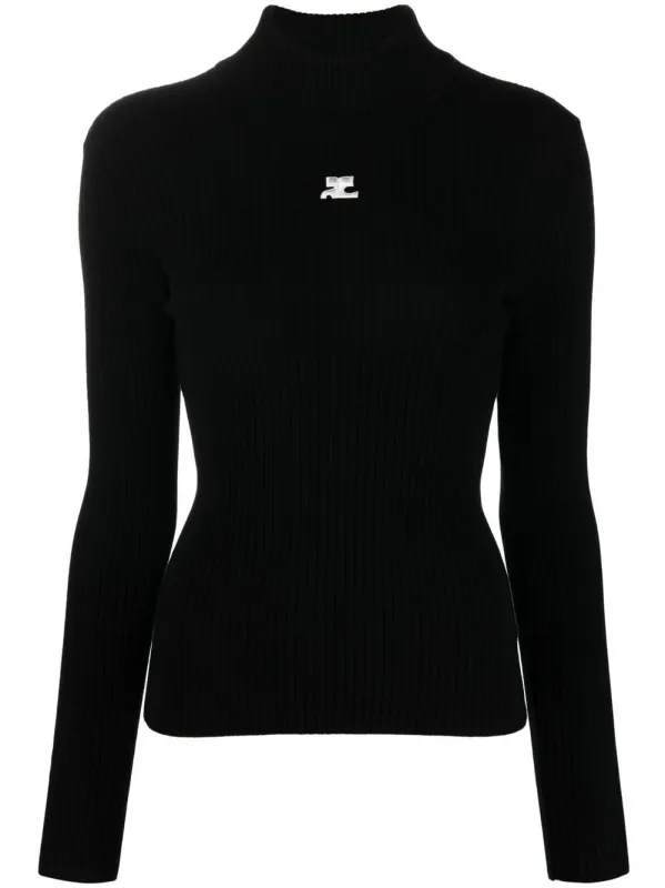 LOGO KNITTED TURTLE-NECK SWEATER sold by Lord & Taylor