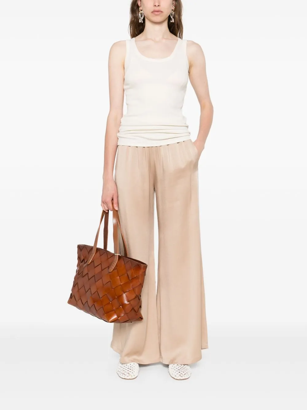 WIDE-LEG TROUSERS sold by Lord & Taylor product image thumbnail 3