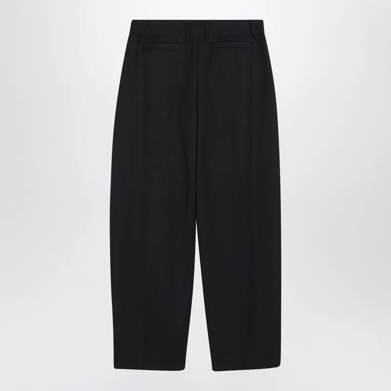 NAVY BLUE WOOL WIDE-LEG PANT sold by Lord & Taylor product image thumbnail 2