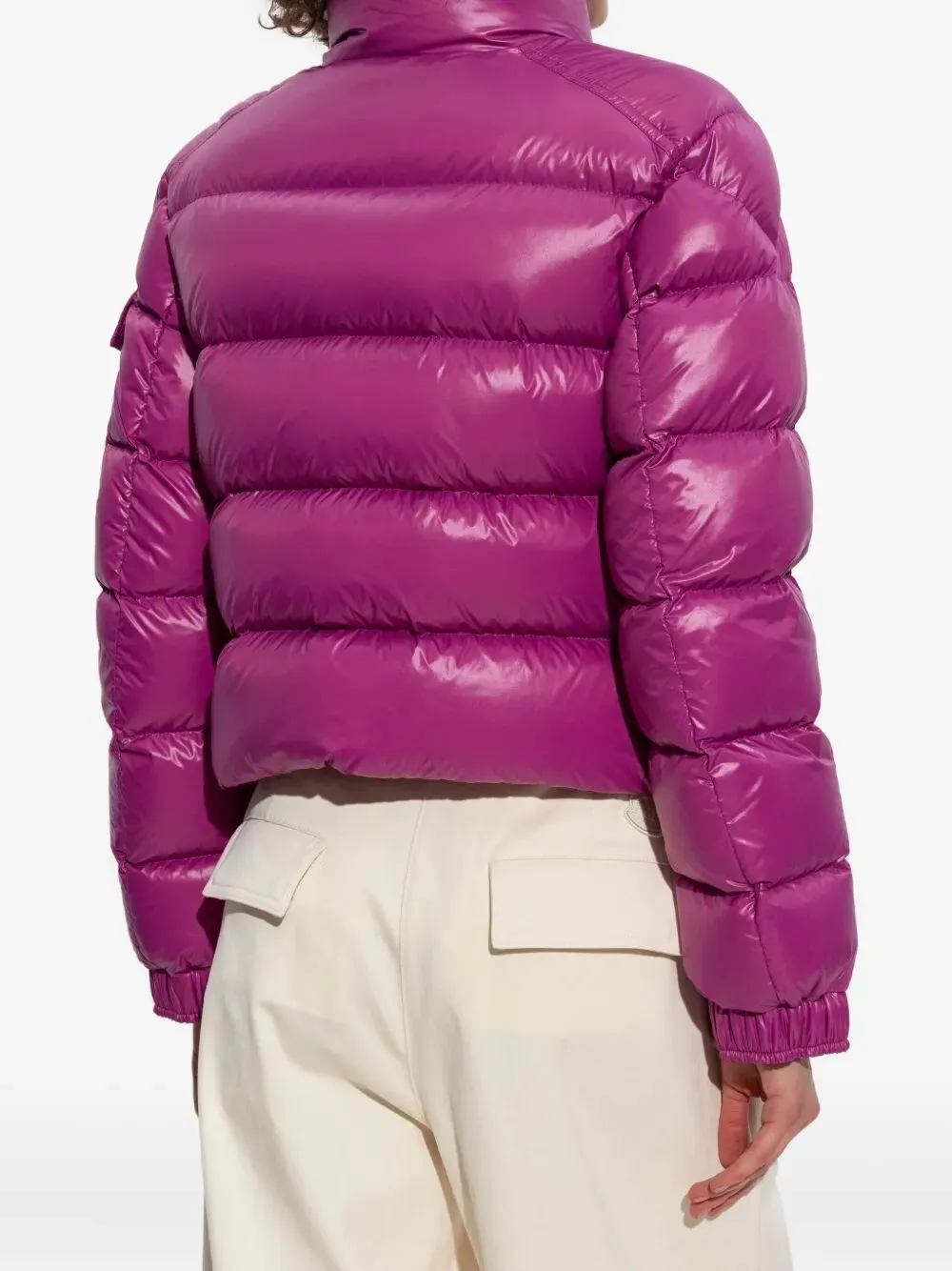 FUCHSIA NYLON PETRA DOWN JACKET sold by Lord & Taylor product image thumbnail 4