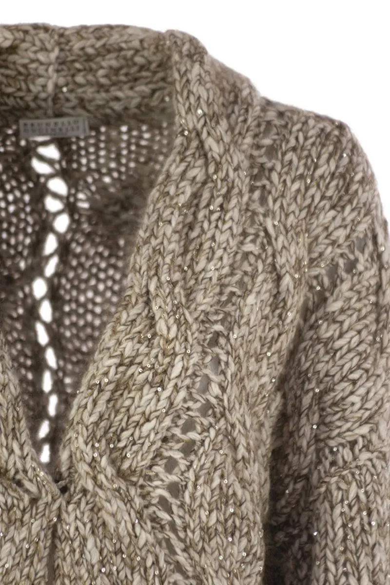 CARDIGAN WITH CHUNKY KNIT sold by Lord & Taylor product image thumbnail 4