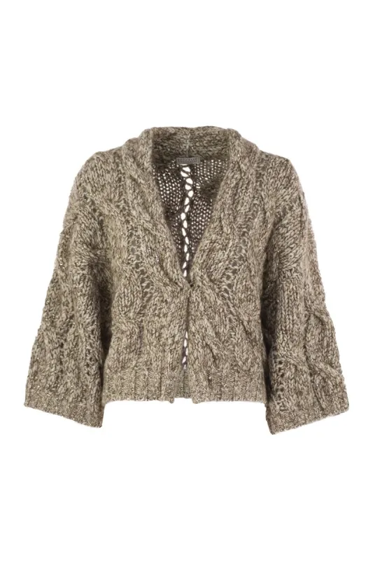 CARDIGAN WITH CHUNKY KNIT sold by Lord & Taylor