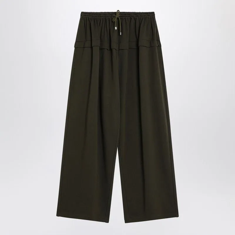 OLIVE GREEN PEPLUM TROUSERS sold by Lord & Taylor