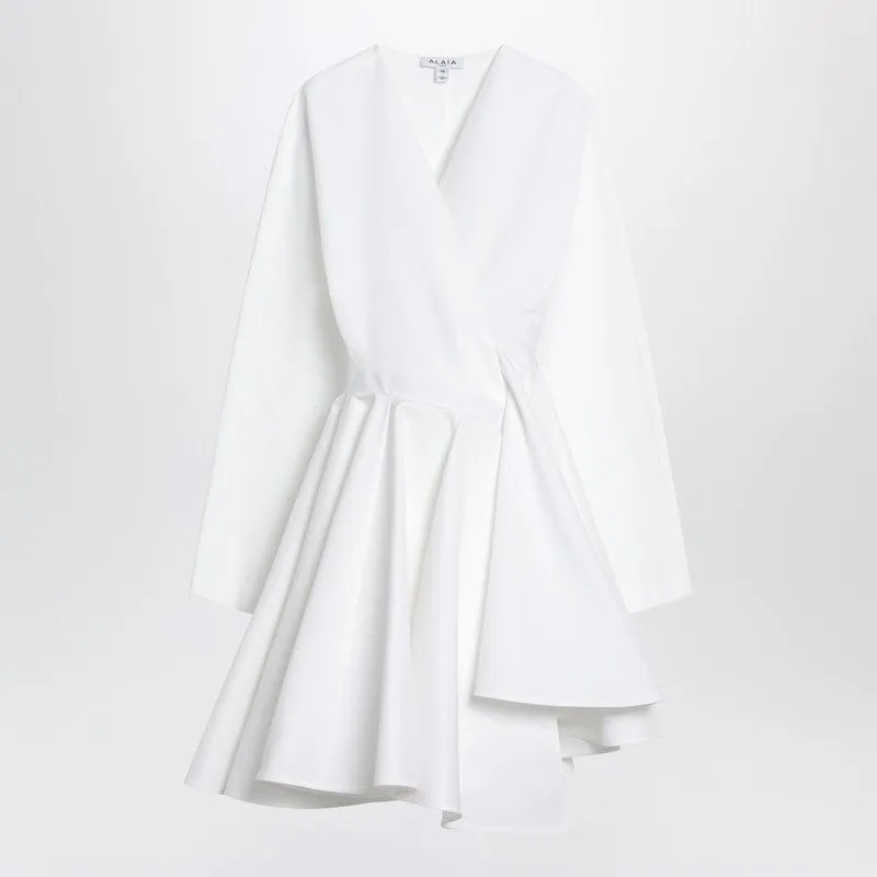 ASYMMETRICAL WHITE COTTON DRESS sold by Lord & Taylor