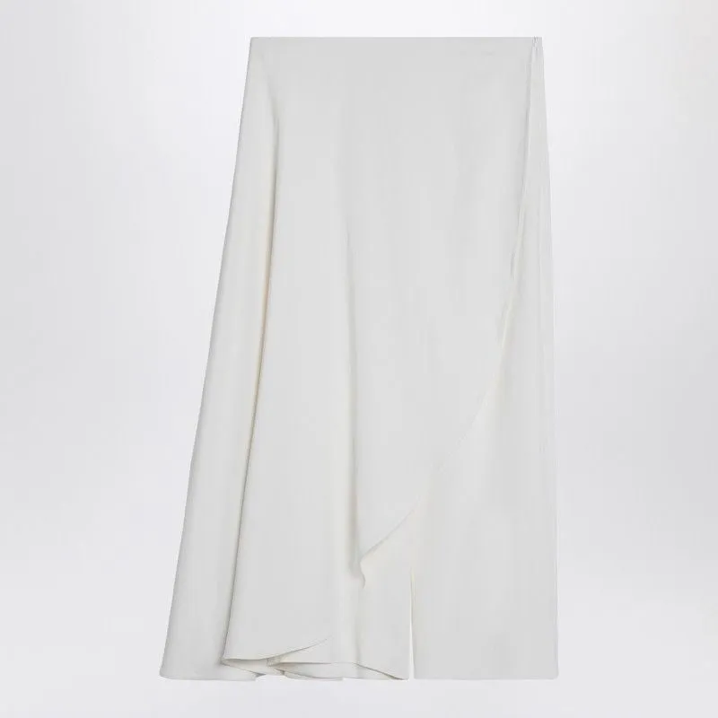 WHITE ASYMMETRICAL TROUSER SKIRT sold by Lord & Taylor