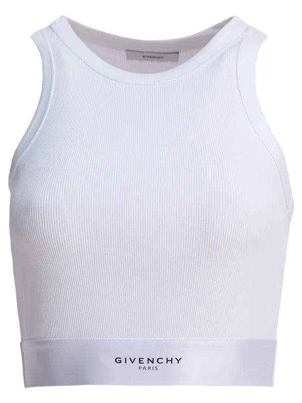 WHITE ELASTANE TOP sold by Lord & Taylor