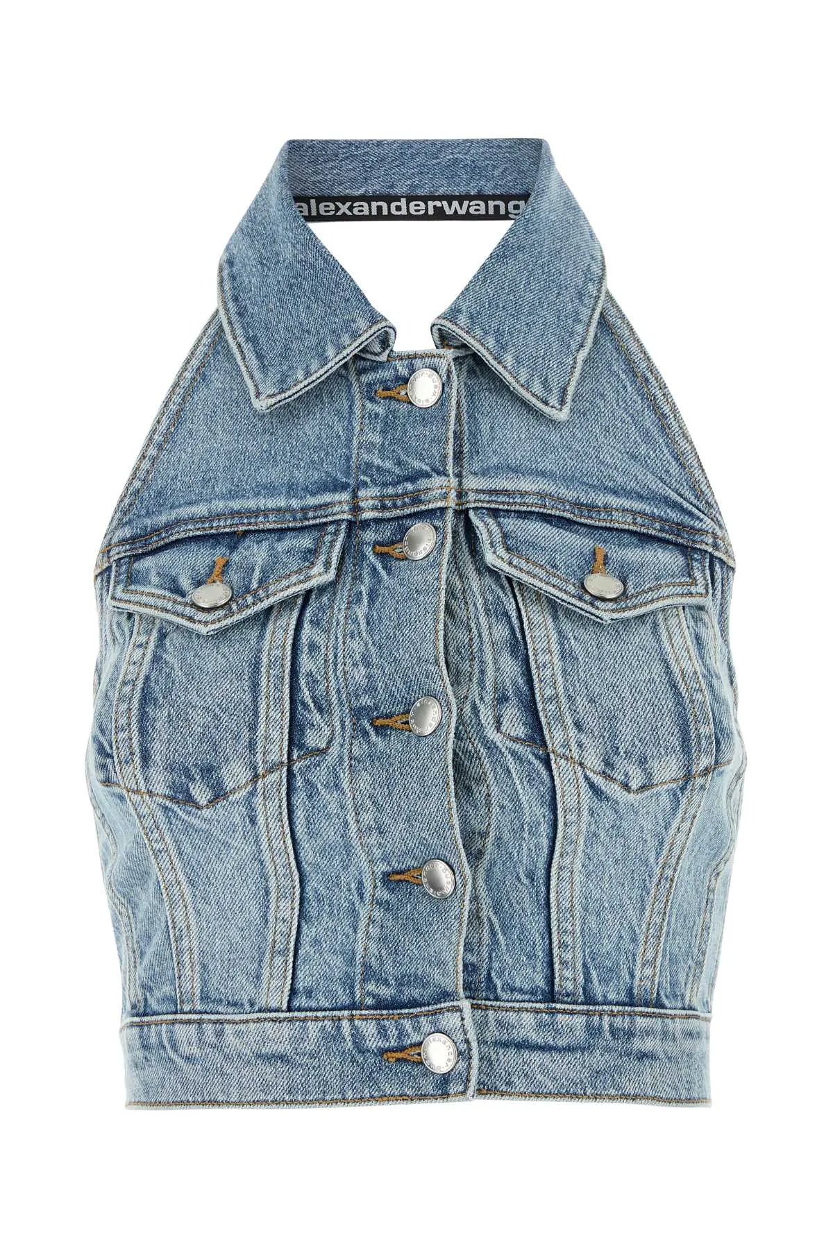 STRETCH DENIM TOP sold by Lord & Taylor