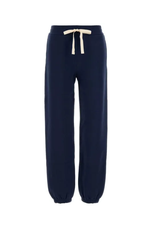 NAVY BLUE COTTON JOGGERS made by Jil Sander