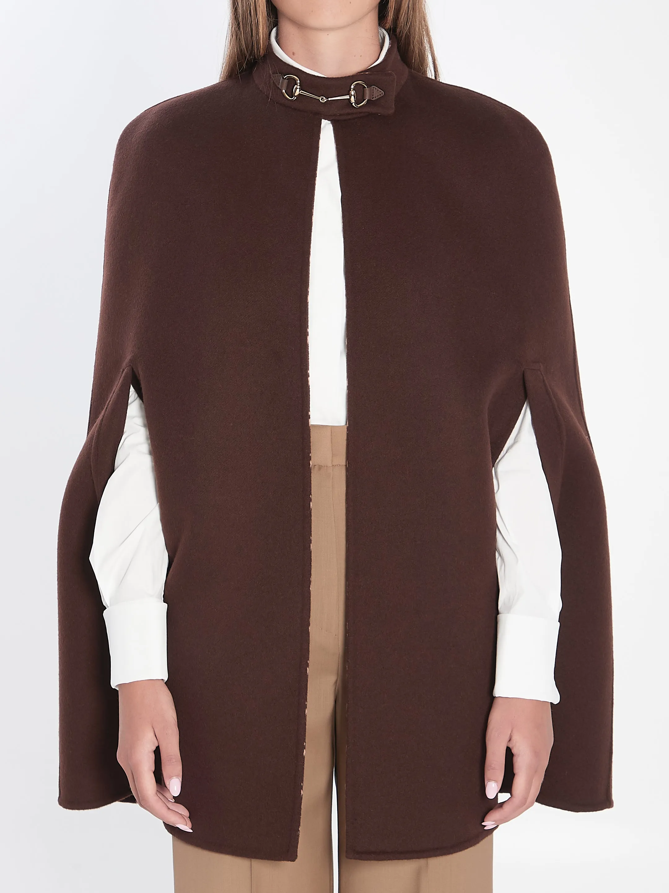 CAPE WITH HORSEBIT sold by Lord & Taylor