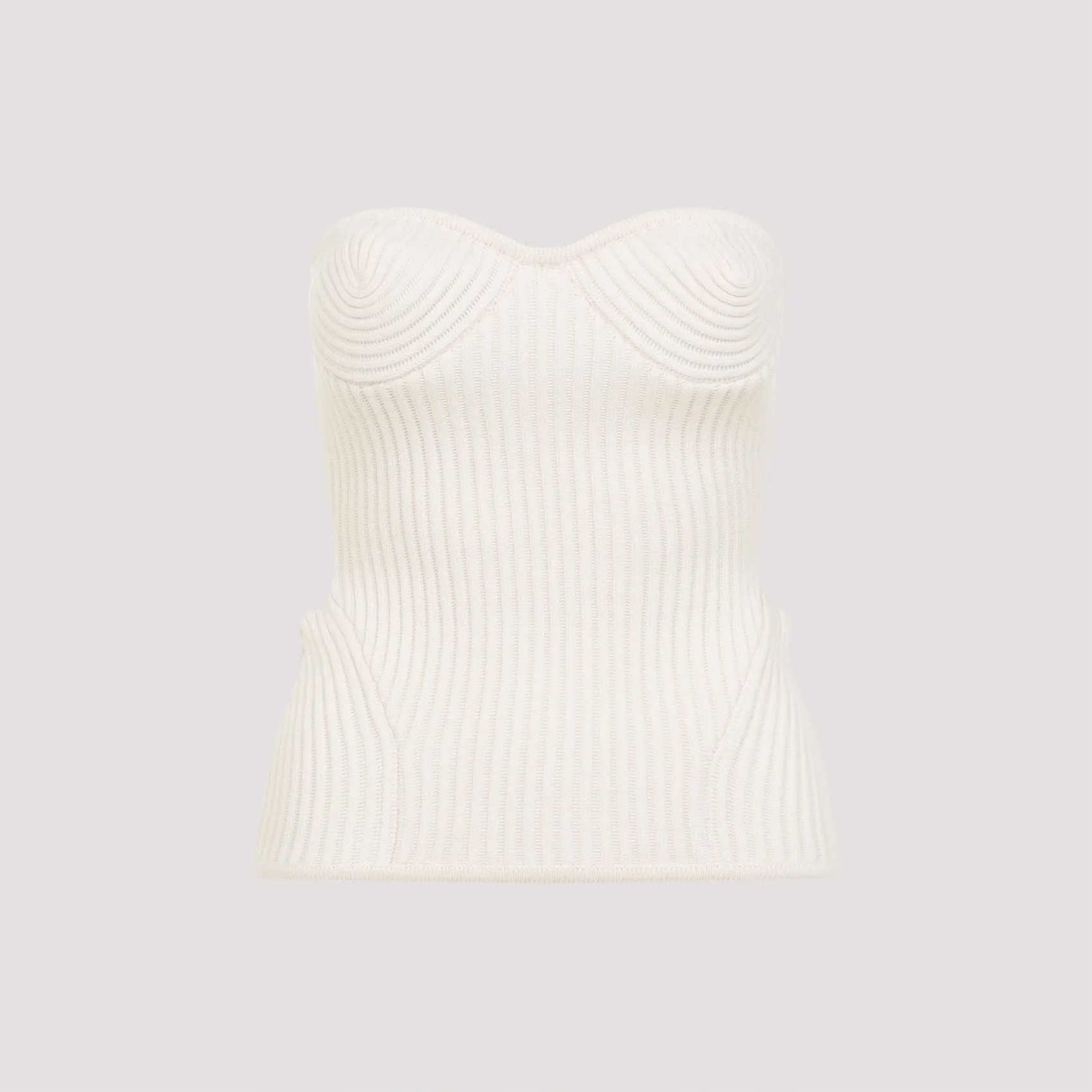 MERINO WOOL RIBBED STRETCH CORSET sold by Lord & Taylor product image thumbnail 2