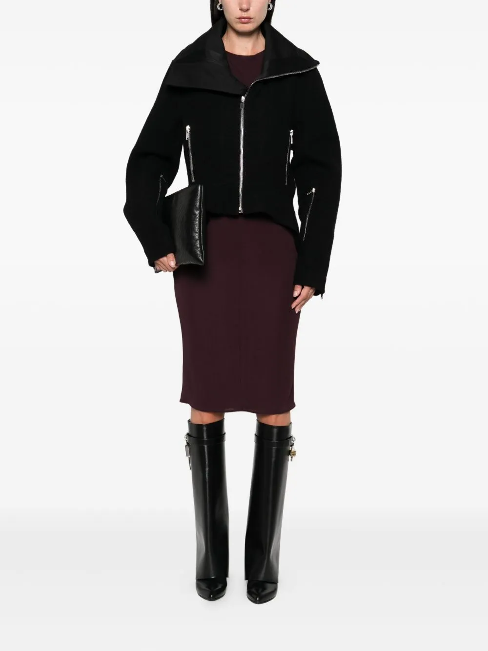 BLACK WOOL JACKET sold by Lord & Taylor product image thumbnail 2