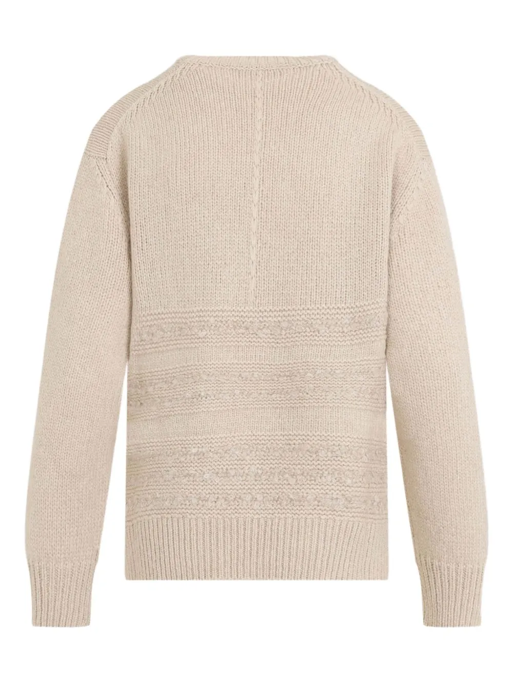 BOUCLE INSERT CREW NECK SWEATER sold by Lord & Taylor product image thumbnail 4