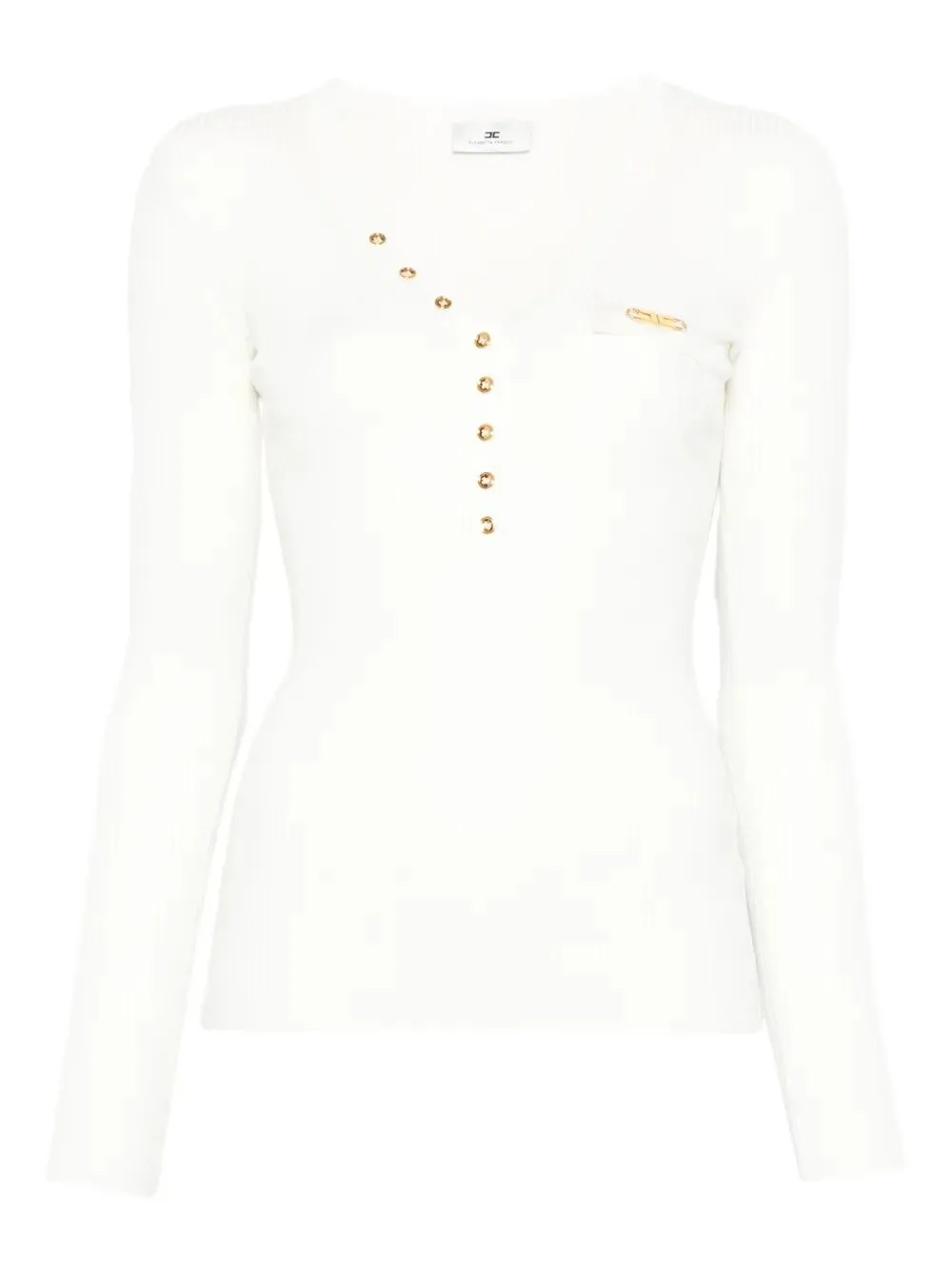 RIBBED TOP WITH BUTTON DETAILS sold by Lord & Taylor product image thumbnail 4