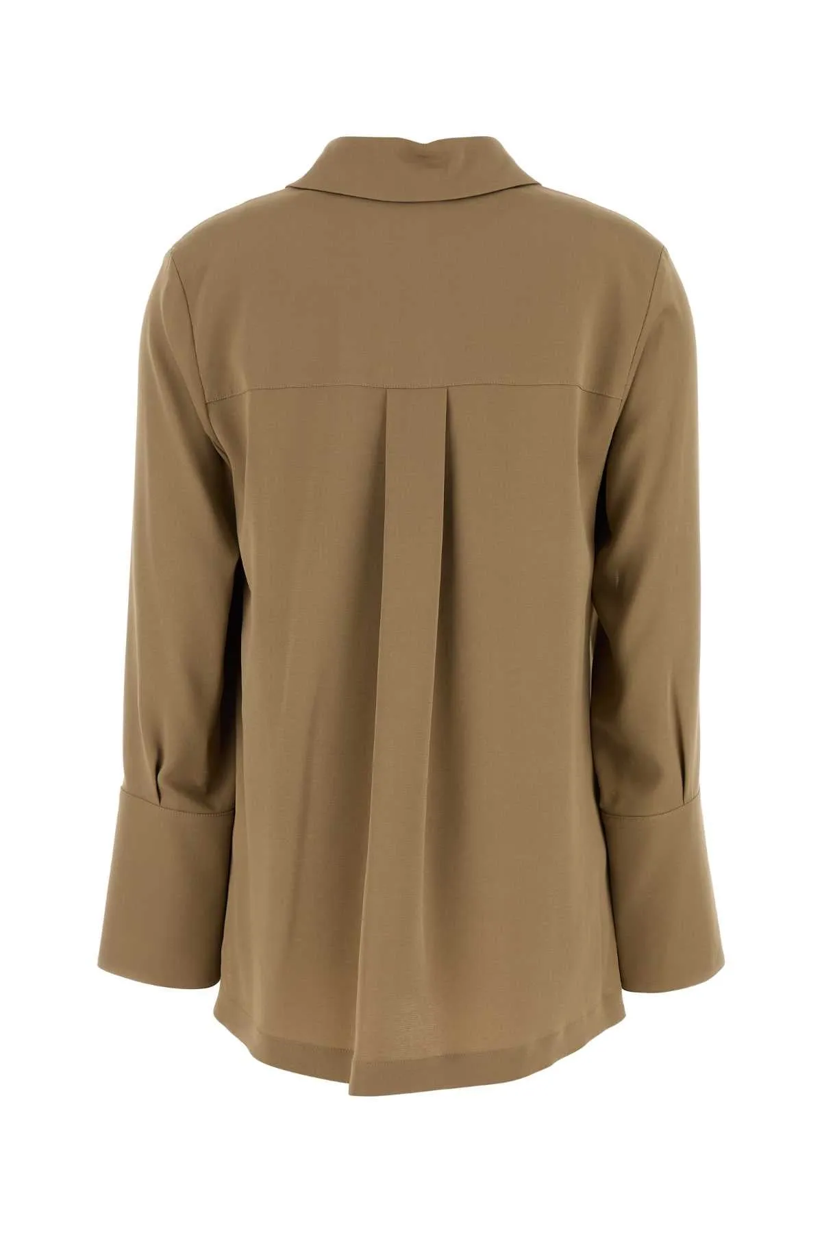CAMEL STRETCH CREPE DOVER BLOUSE sold by Lord & Taylor product image thumbnail 2