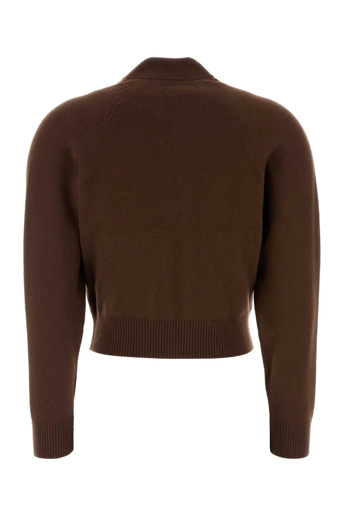 BROWN STRETCH CASHMERE BLEND CARDIGAN sold by Lord & Taylor product image thumbnail 2