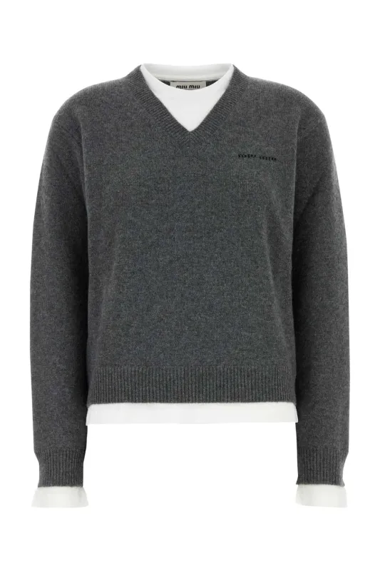 DARK GREY CASHMERE SWEATER sold by Lord & Taylor