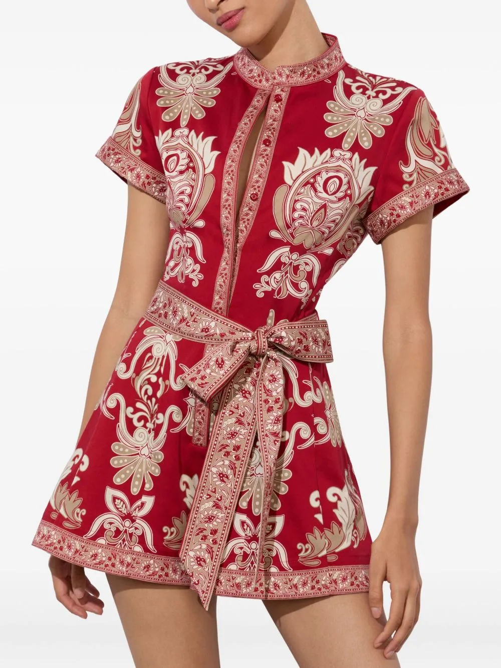 LUCY COTTON SHORT ROMPER sold by Lord & Taylor product image thumbnail 2