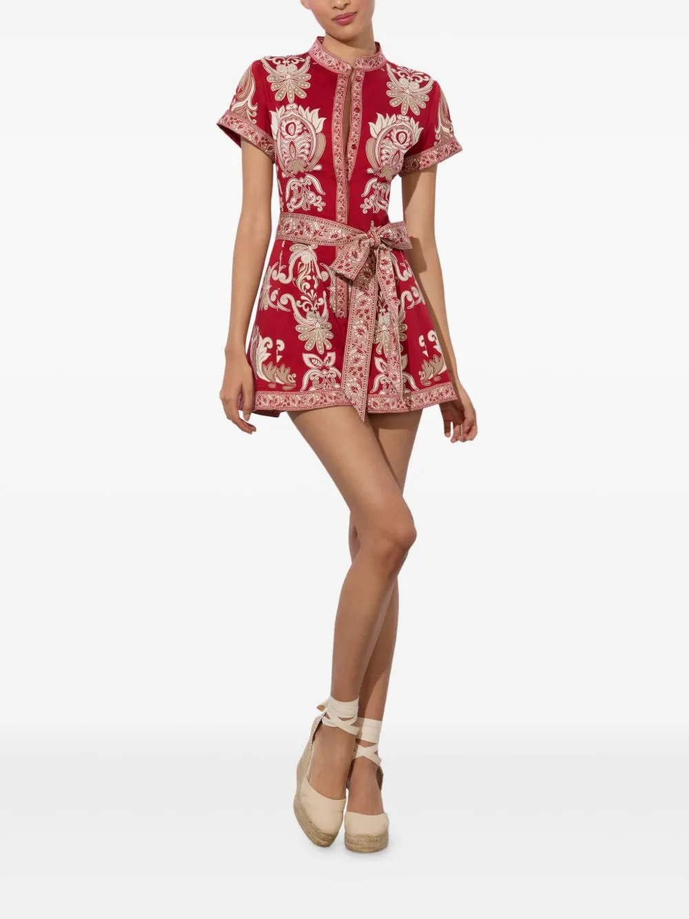 LUCY COTTON SHORT ROMPER sold by Lord & Taylor product image thumbnail 4