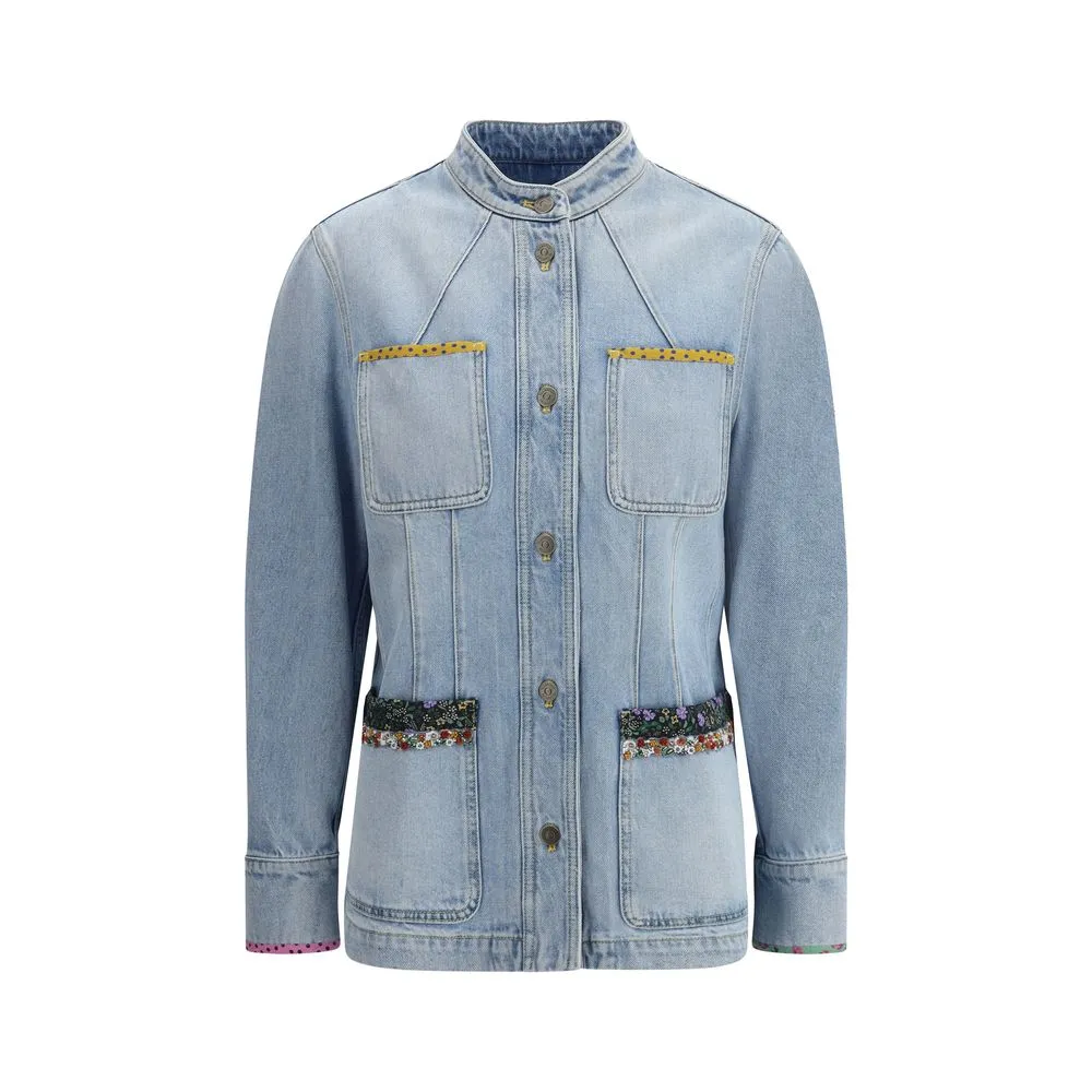 Denim Jacket with embroidery sold by Lord & Taylor