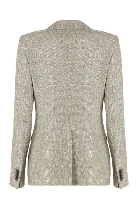 SINGLE-BREASTED ONE BUTTON JACKET sold by Lord & Taylor