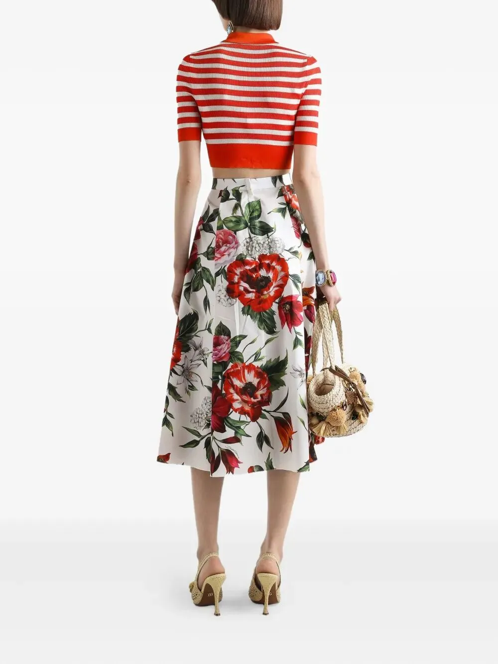 ANEMONI PRINT COTTON MIDI SKIRT sold by Lord & Taylor product image thumbnail 3