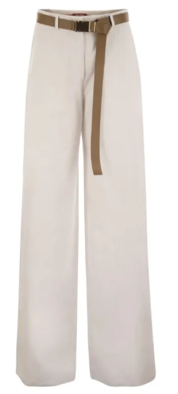 COTTON LINEN BLEND TROUSERS sold by Lord & Taylor