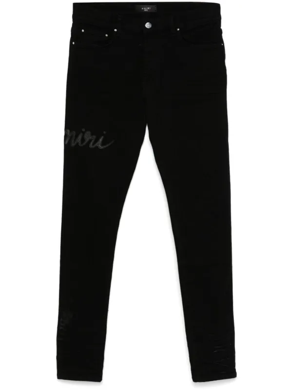 AMIRI SCRIPT LOGO SKINNY JEAN sold by Lord & Taylor
