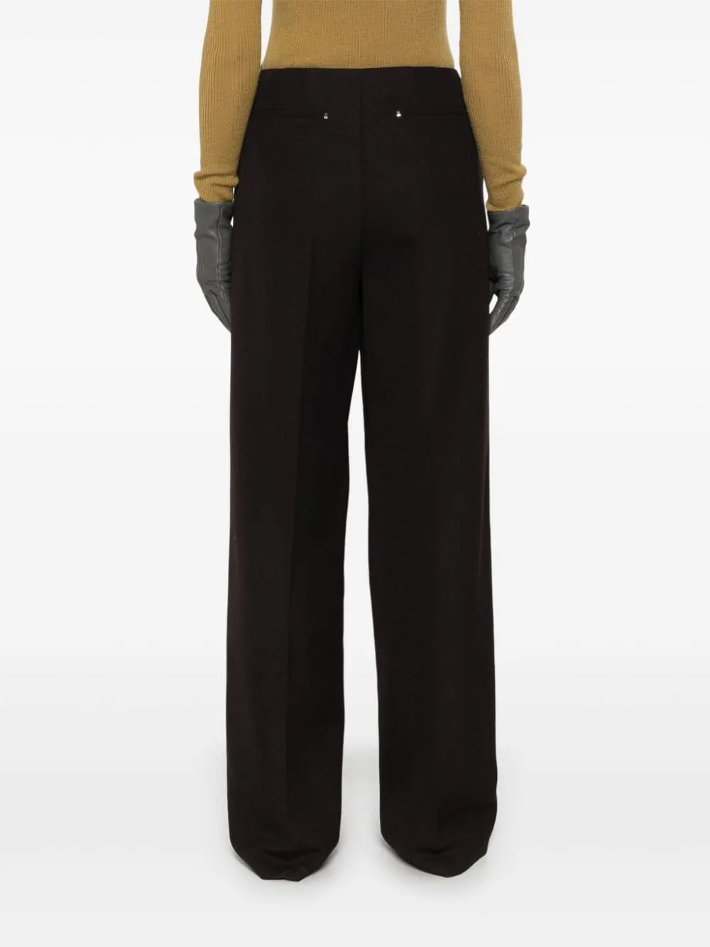 WIDE LEG WOOL TROUSERS sold by Lord & Taylor product image thumbnail 2