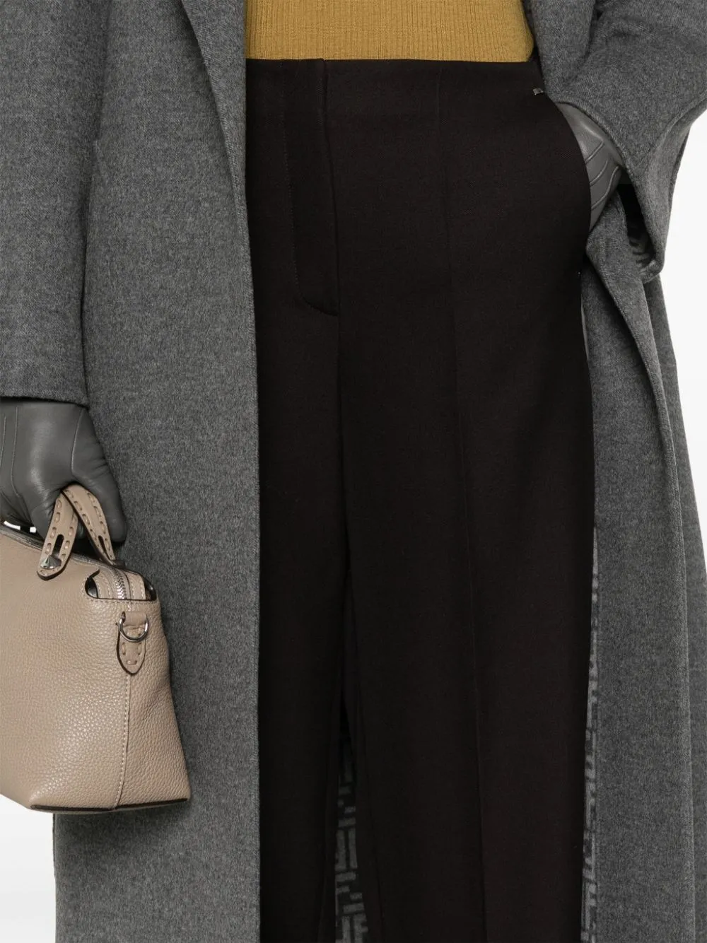 WIDE LEG WOOL TROUSERS sold by Lord & Taylor product image thumbnail 3