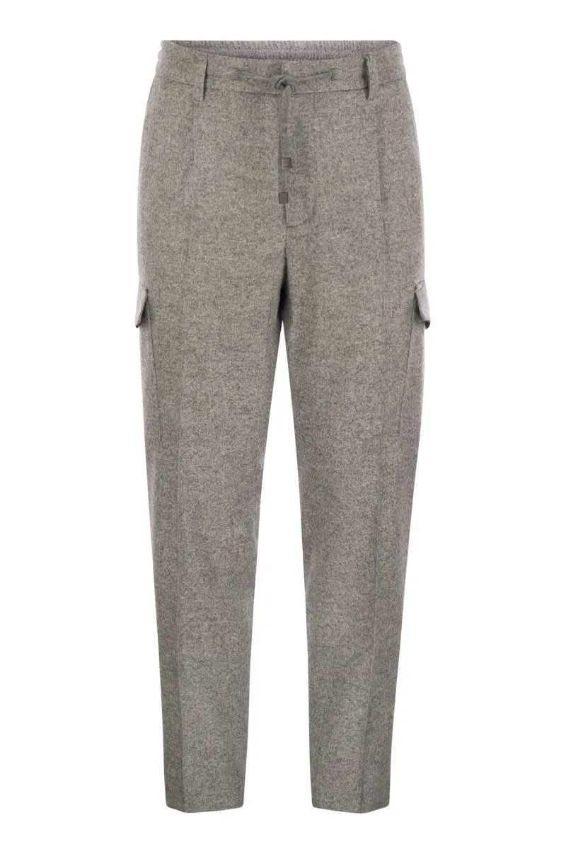 WOOL, SILK AND CASHMERE JOGGER TROUSERS sold by Lord & Taylor