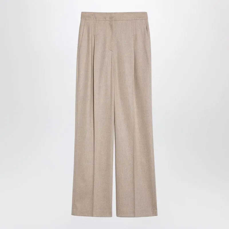 BEIGE WOOL AND CASHMERE TROUSERS sold by Lord & Taylor