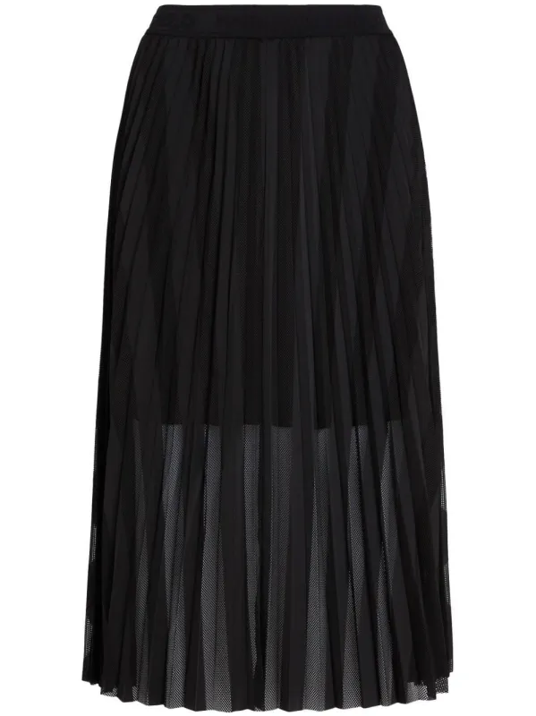 PLEATED MESH MIDI SKIRT sold by Lord & Taylor