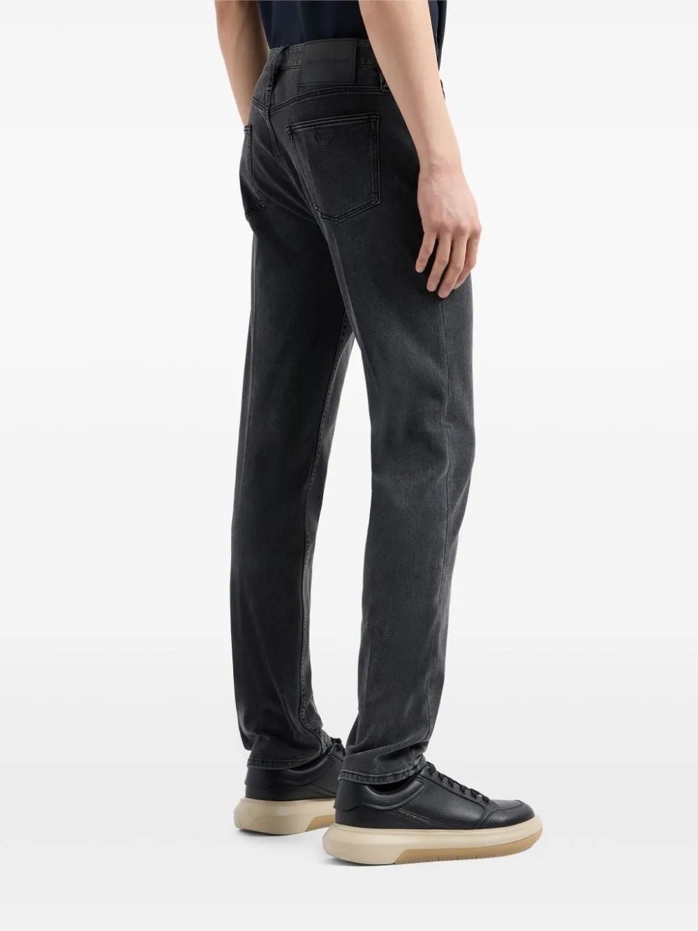 COTTON STRAIGHT LEG JEANS sold by Lord & Taylor product image thumbnail 3