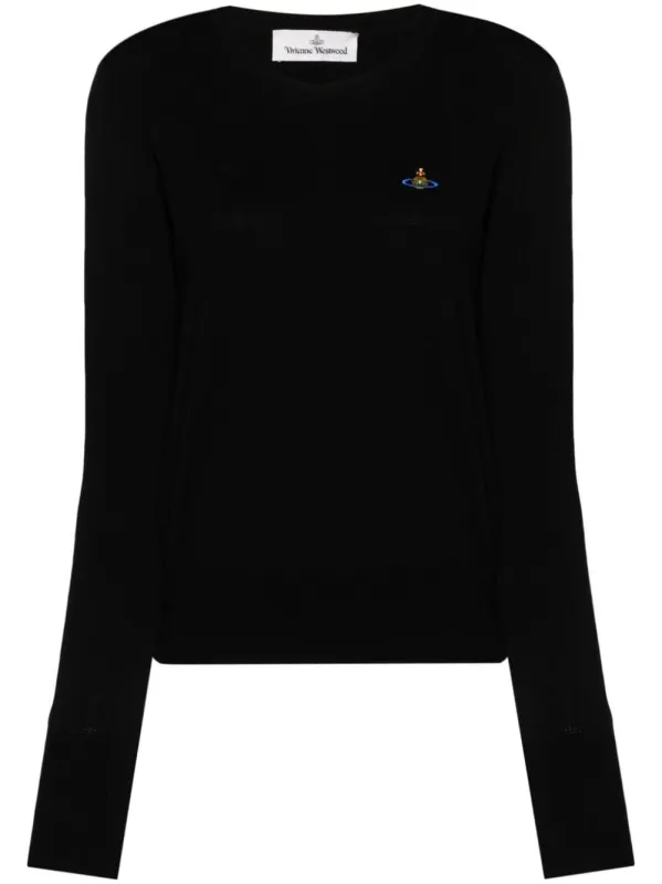 BEA COTTON BLEND CREW-NECK SWEATER made by Vivienne Westwood