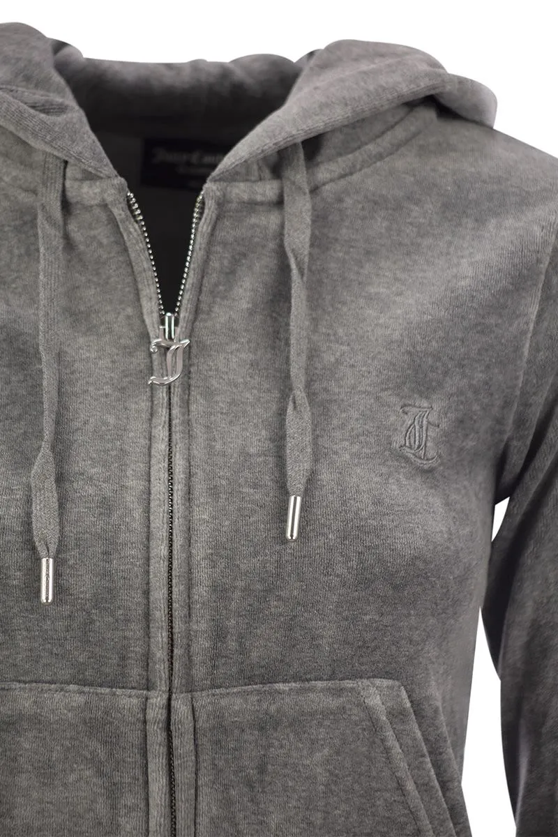 COTTON VELVET HOODIE sold by Lord & Taylor product image thumbnail 4