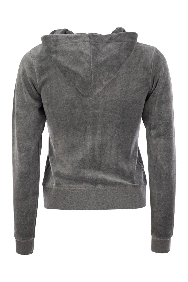 COTTON VELVET HOODIE sold by Lord & Taylor product image thumbnail 2
