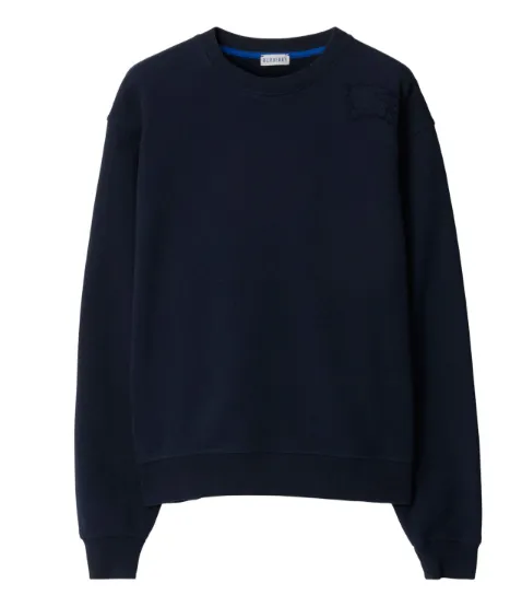 NAVY BLUE COTTON CREW NECK sold by Lord & Taylor product image thumbnail 5