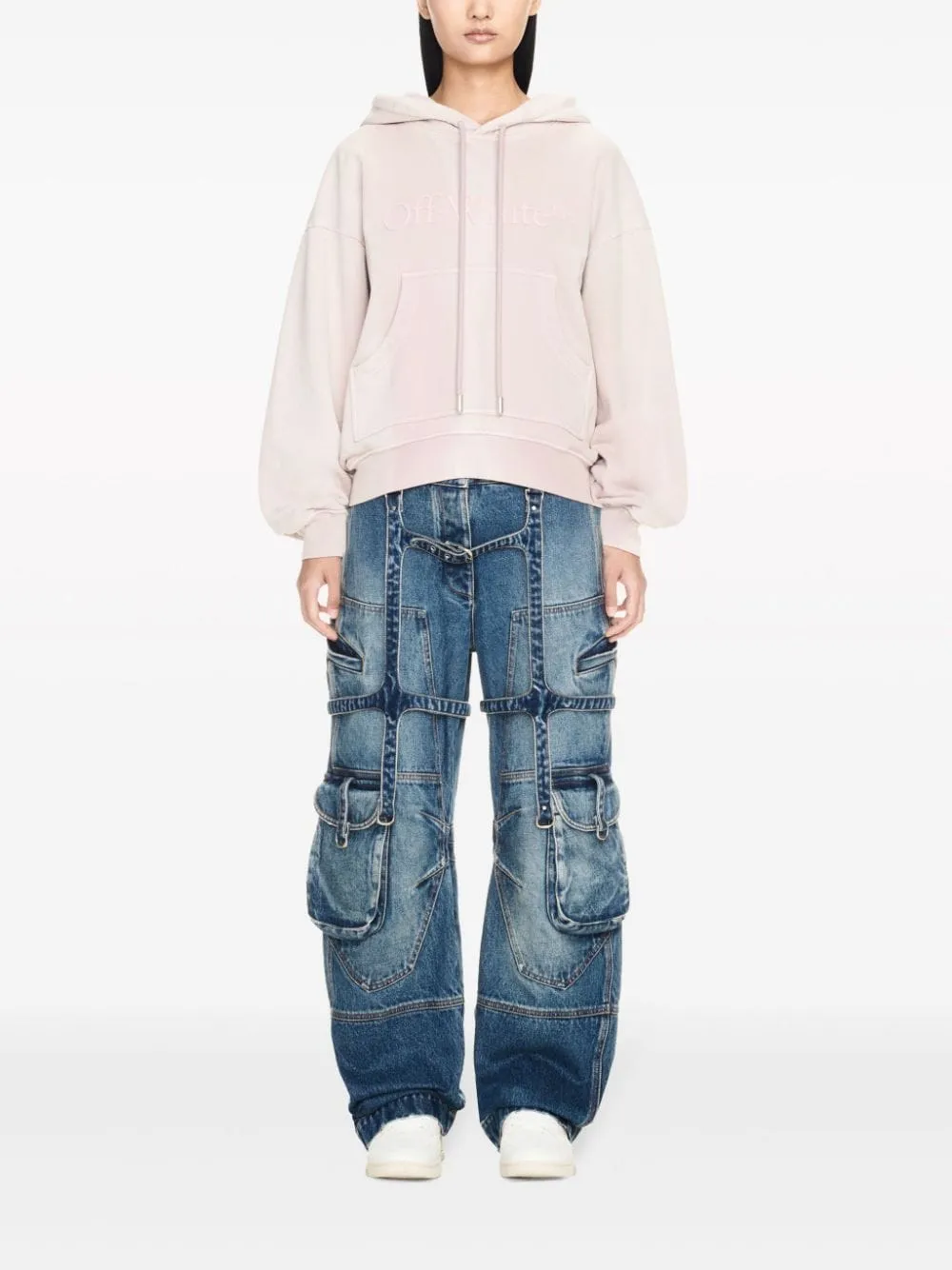 POWDER PINK COTTON HOODIE sold by Lord & Taylor product image thumbnail 2