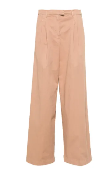 WIDE-LEG STRETCH-COTTON TROUSERS sold by Lord & Taylor product image thumbnail 5