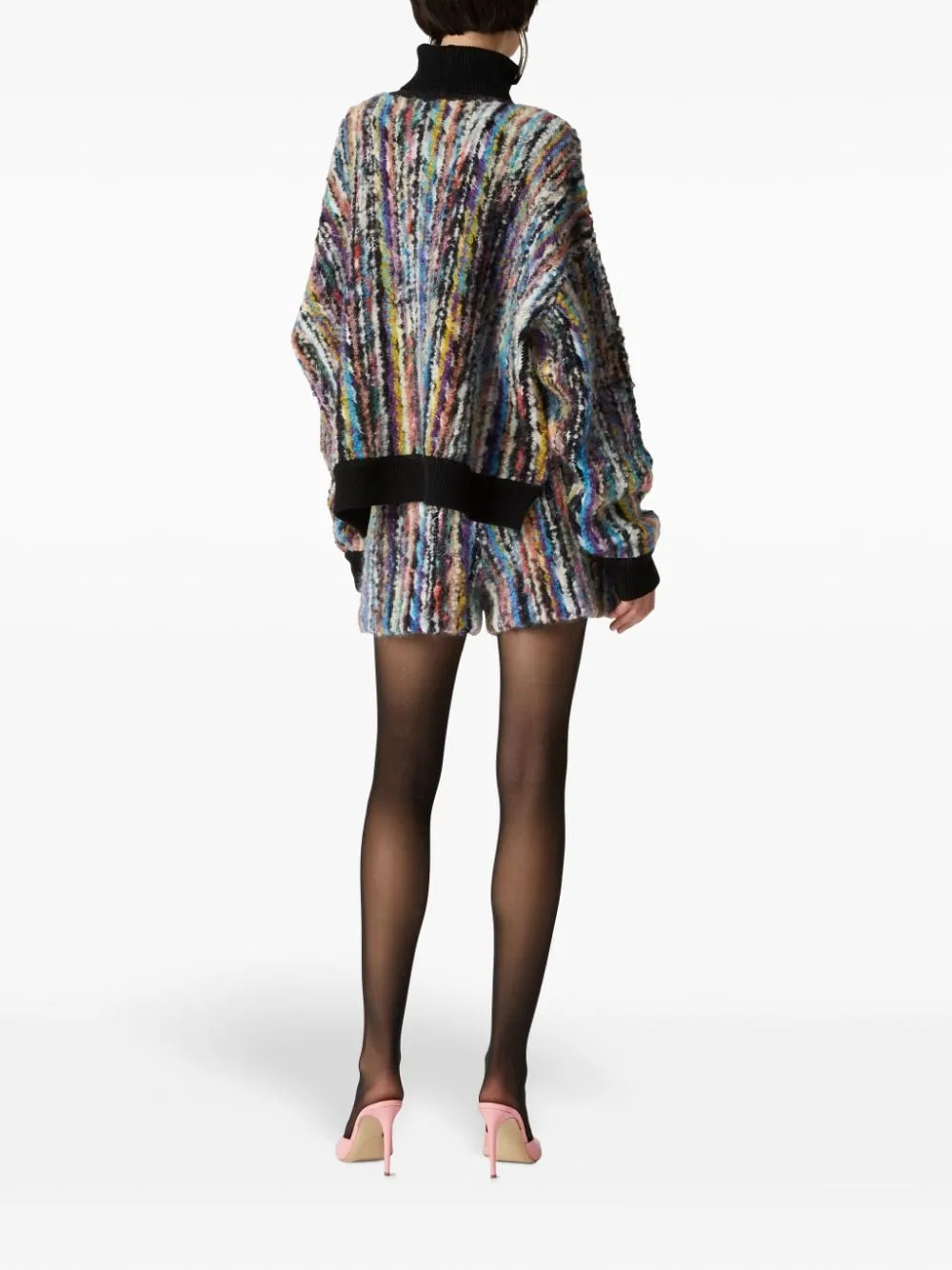 ABSTRACT PATTERN ROLL NECK SWEATER sold by Lord & Taylor product image thumbnail 2