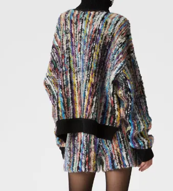 ABSTRACT PATTERN ROLL NECK SWEATER sold by Lord & Taylor product image thumbnail 5