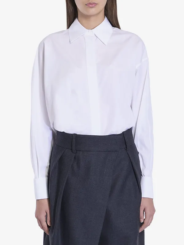 DRAPED SHIRT IN COTTON sold by Lord & Taylor