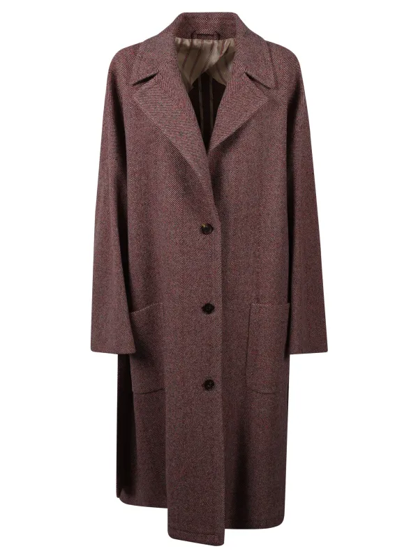 DUSTY ROSE PINK WOOL COAT sold by Lord & Taylor