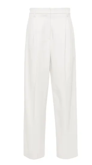 LIGHT BEIGE HIGH-WAISTED STRAIGHT JEANS sold by Lord & Taylor product image thumbnail 5