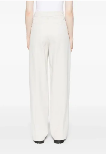 LIGHT BEIGE HIGH-WAISTED STRAIGHT JEANS sold by Lord & Taylor product image thumbnail 3
