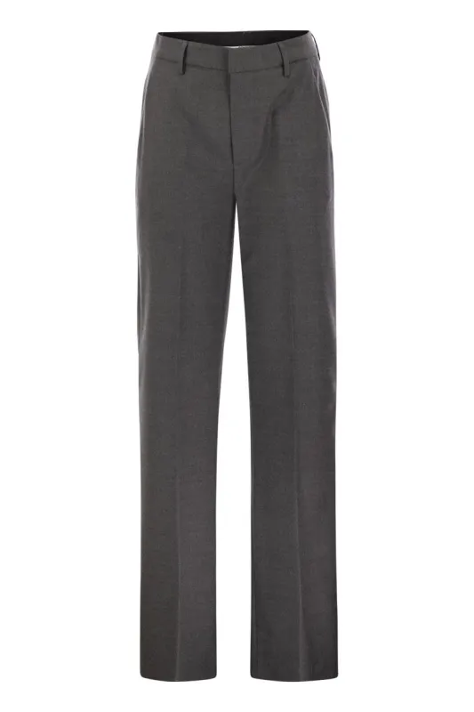 JANICE - WIDE WOOL PANTS sold by Lord & Taylor