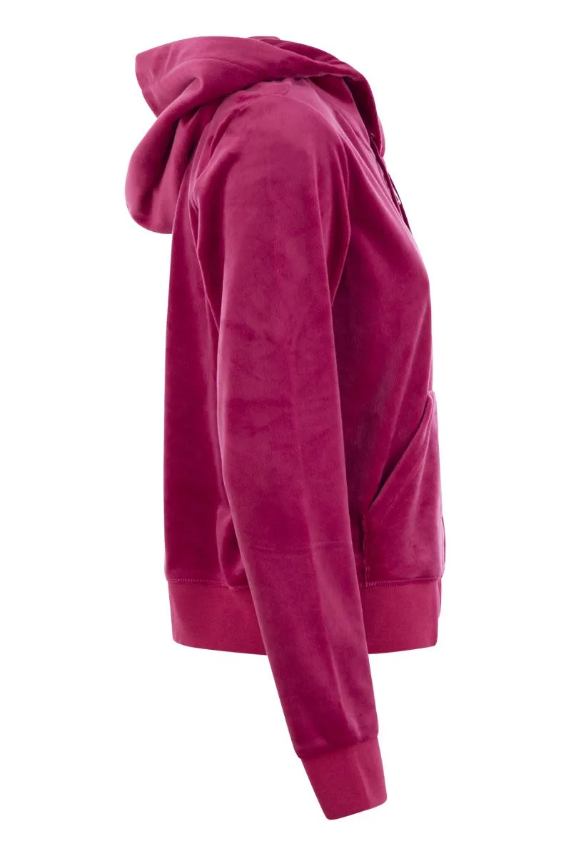 COTTON VELVET HOODIE sold by Lord & Taylor product image thumbnail 3