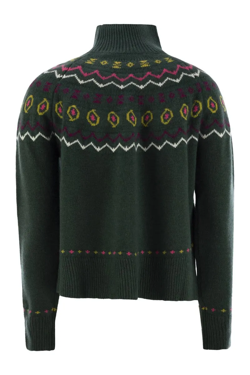 WOOL-BLEND JUMPER WITH EMBROIDERY sold by Lord & Taylor product image thumbnail 2