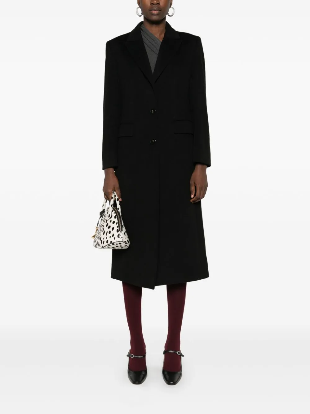 WOOL SINGLE-BREASTED COAT sold by Lord & Taylor product image thumbnail 2